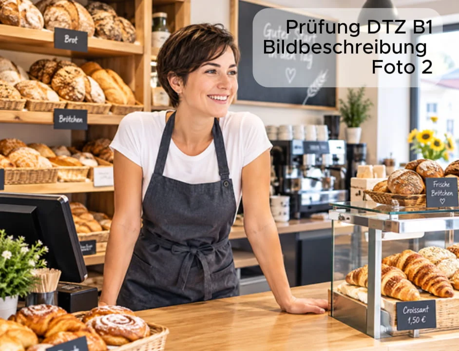 Bildbeschreibung B1. Prüfung DTZ Telc, Goethe, Gast. Modelltest Foto beschreiben